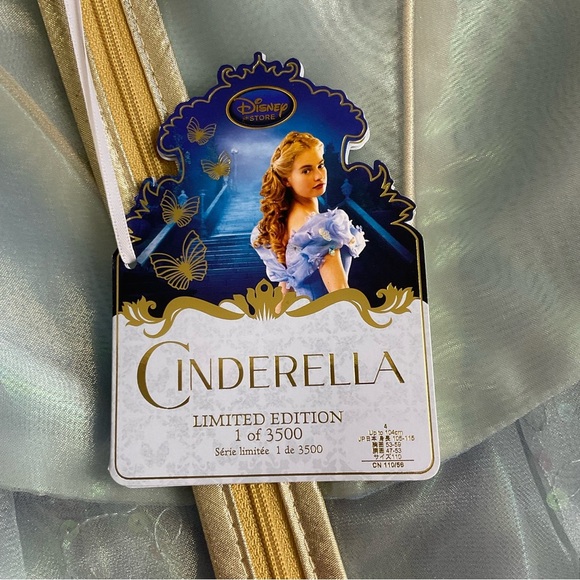 Auth & Official Disney Store Limited Edition 2015 Live Action Cinderella Dress 4 - Picture 11 of 13